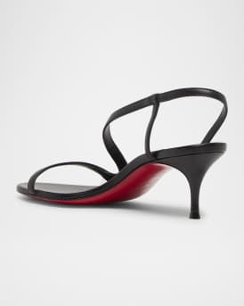 Rosalie Leather Red Sole Slingback Sandals