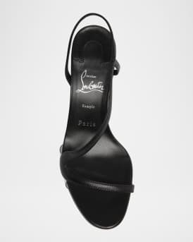 Rosalie Leather Red Sole Slingback Sandals