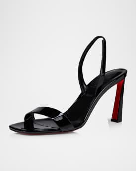 Condora Leather Red Sole Slingback Sandals