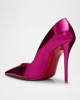 Miss Z Mirror Red Sole Pumps