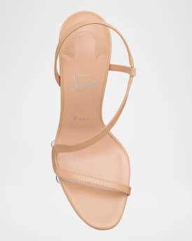 Rosalie Red Sole Platform Slingback Sandals