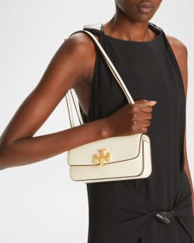 Eleanor Small Convertible Leather Shoulder Bag