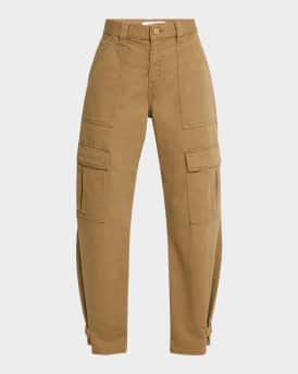 Barrel-Leg Cargo Pants