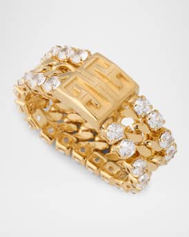 4G Crystal Statement Ring