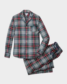 Men's Westminster Tartan Long Cotton Pajama Set