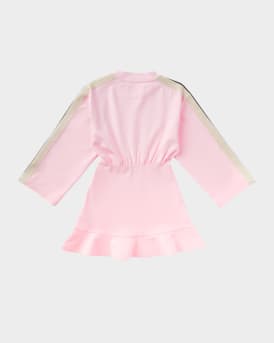  Girl's Logo-Print Sweatshirt Dress, Size 4-12