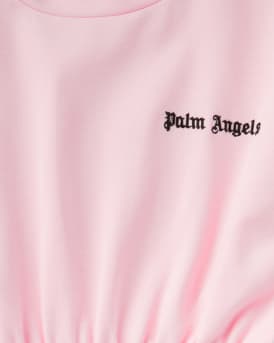  Girl's Logo-Print Sweatshirt Dress, Size 4-12