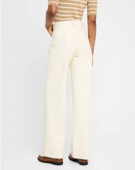 Taylor High-Rise Vegan Leather Jeans