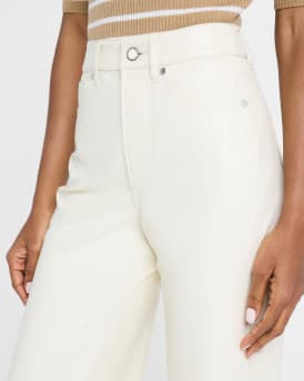 Taylor High-Rise Vegan Leather Jeans