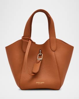 Gem Small Pebble Leather Tote Bag