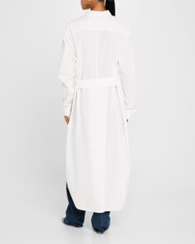 Apex Button-Front High-Low Shirt