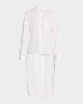 Apex Button-Front High-Low Shirt