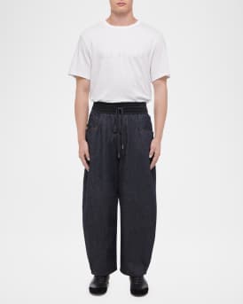 Men's Raw Denim Cocoon Jeans