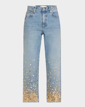 The Champagne Embellished Jeans