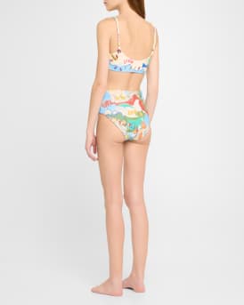 Nadia High-Waist Bikini Bottoms