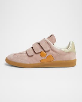 Beth Bicolor Mixed Leather Sneakers