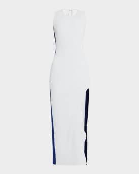 Basil Open-Back Midi Dress