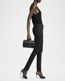 YSL Vanity Case in Grained Leather 