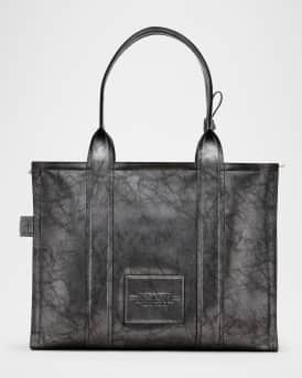 The Large Distressed Leather Tote Bag