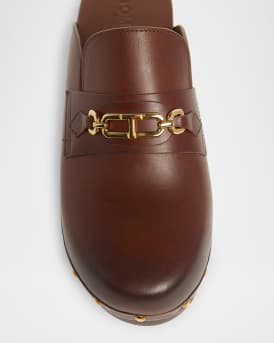 Whitney Leather Clogs