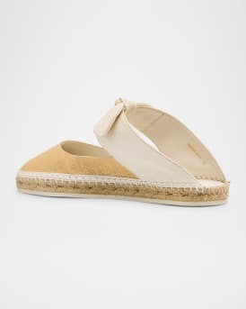 Reka Raffia and Leather Flats