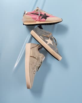 Running Marathon Suede Nylon Sneakers