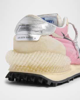 Running Marathon Suede Nylon Sneakers