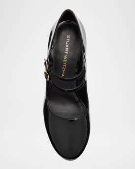 Posh Patent Leather Mary Jane Ballerina Pumps