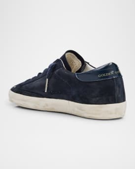 Superstar Glitter Suede Low-Top Sneakers
