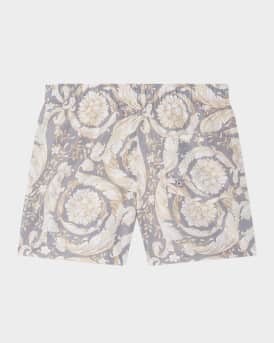Boy's Barocco Swim Shorts, Size 12M-4
