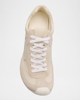 Men's Ballet Runner 2.0 Leather and Suede Low-Top Sneakers