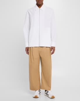 Men's Ballet Runner 2.0 Nylon and Calfskin Low-Top Sneakers