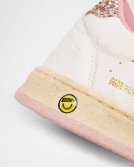 Girl's Exclusive Ball Star Glitter & Metallic Leather Sneakers, Baby/Toddlers