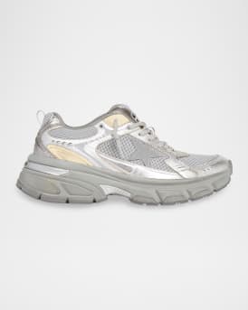 Men's Lightstar Mesh and Leather Runner Sneakers