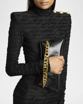 1945 Pouch Crossbody Bag in PB Embossed Crinkle Leather 