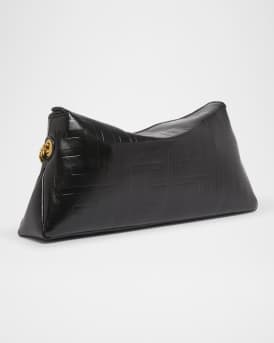 1945 Pouch Crossbody Bag in PB Embossed Crinkle Leather 