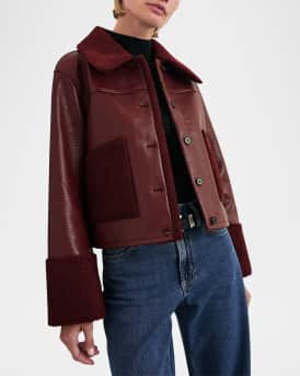 Dria Faux Leather Jacket 