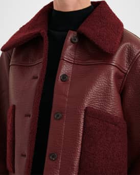 Dria Faux Leather Jacket 