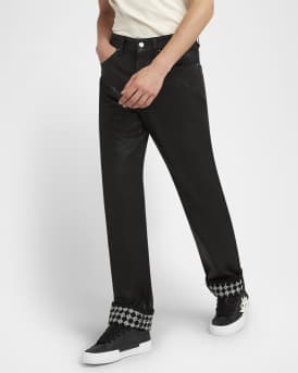 Men's Waxed MA Quad Straight-Leg Jeans