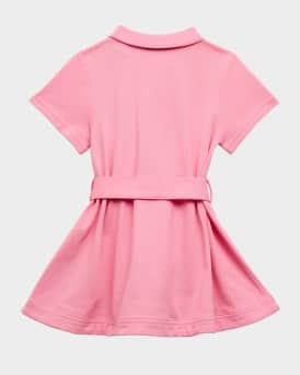 Girl's Astrid Cotton Pique Polo Dress, Size 6M-2