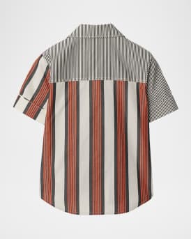 Boy's Xanadu Mixed Striped Shirt, Size 3-14
