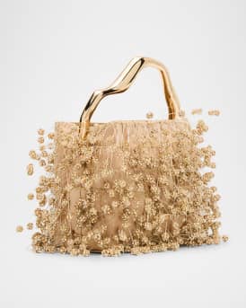Solene Mini Beaded Top-Handle Bag