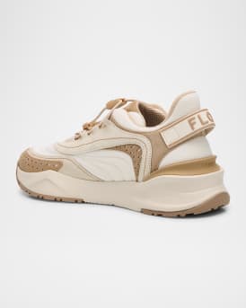 Flow Colorblock Suede Runner Sneakers