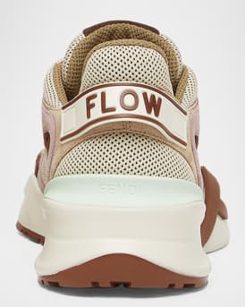 Flow Colorblock Suede Runner Sneakers
