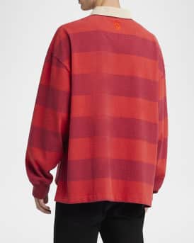 Men's Oversized Rugby Polo Shirt