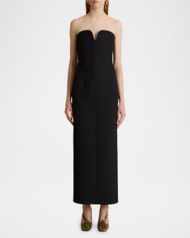 Yao Strapless Column Maxi Dress