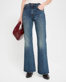 Roe Mid-Rise Flare Jeans