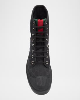 Men's Sherlin GG Canvas Lace-Up Boots