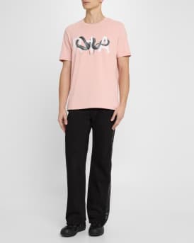 Men's Liam Snake Logo-Print T-Shirt