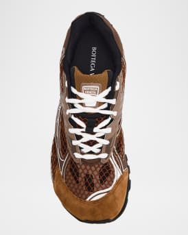Men's Orbit Technical Fishnet Runner Sneakers